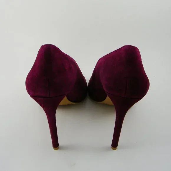 VINCE CAMUTO Women's High Heel Purple Pump Size 10 M  Suede Leather VC- Rallien - Picture 3 of 10